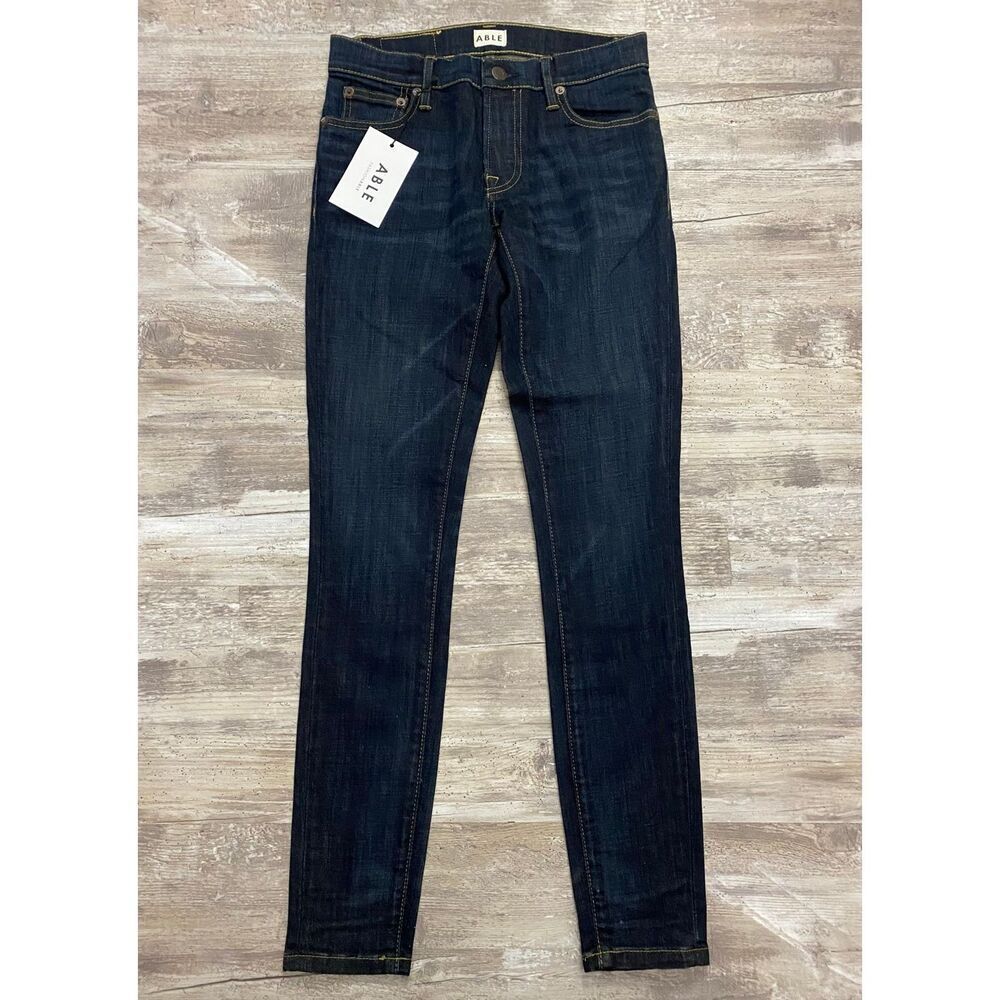Able Mid Rise Skinny Jeans Dark Wash Women’s size 24